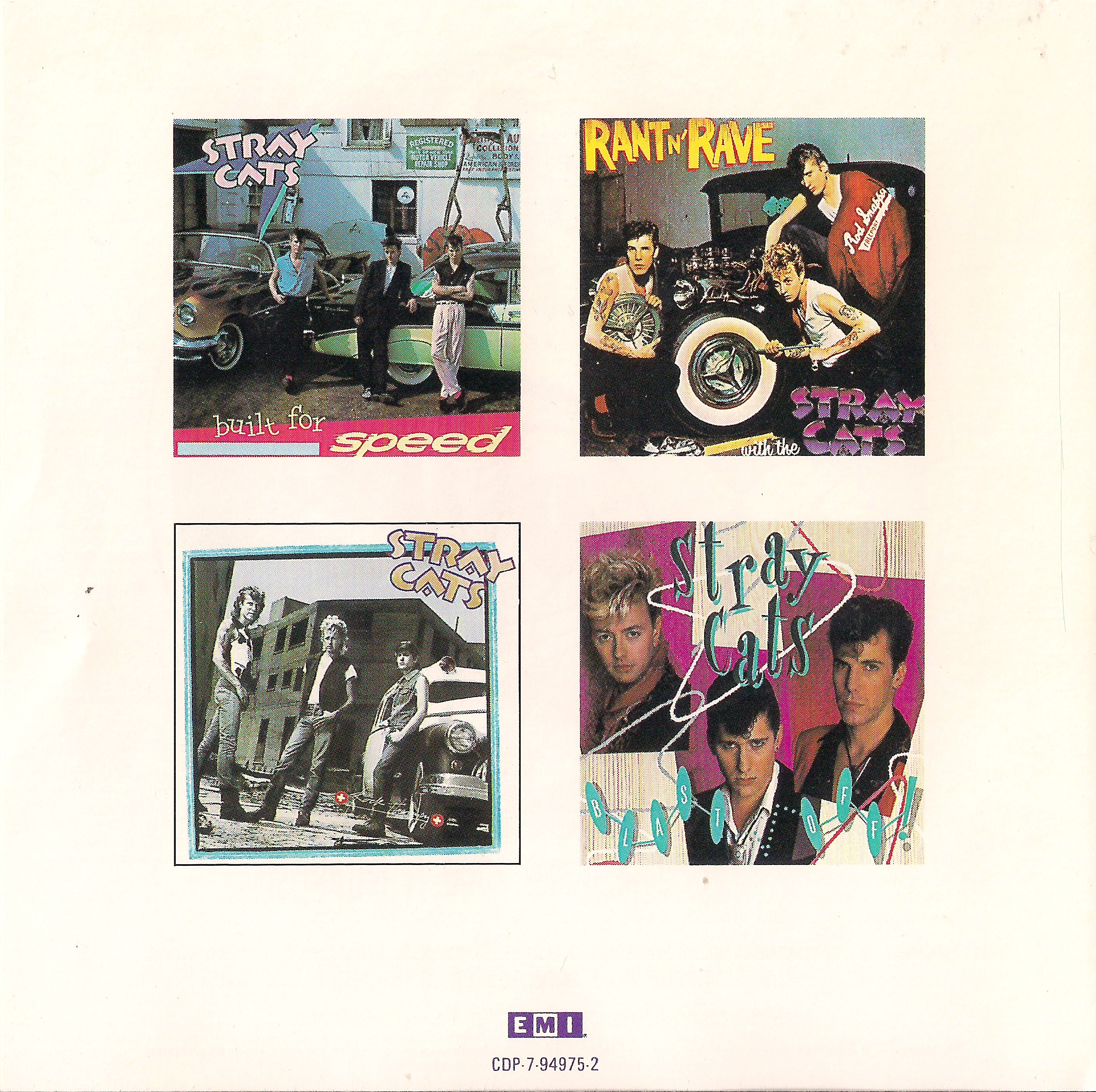 Stray Cats  Best of the Stray Cats; Rock This Town : Front + Inlay